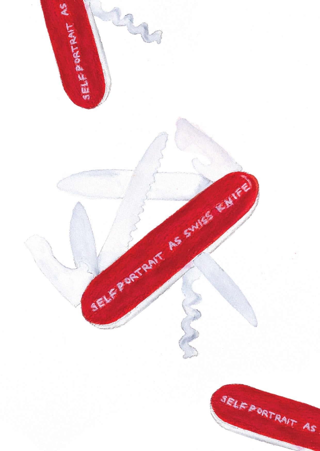 Self Portrait as Swiss Knife Print #1