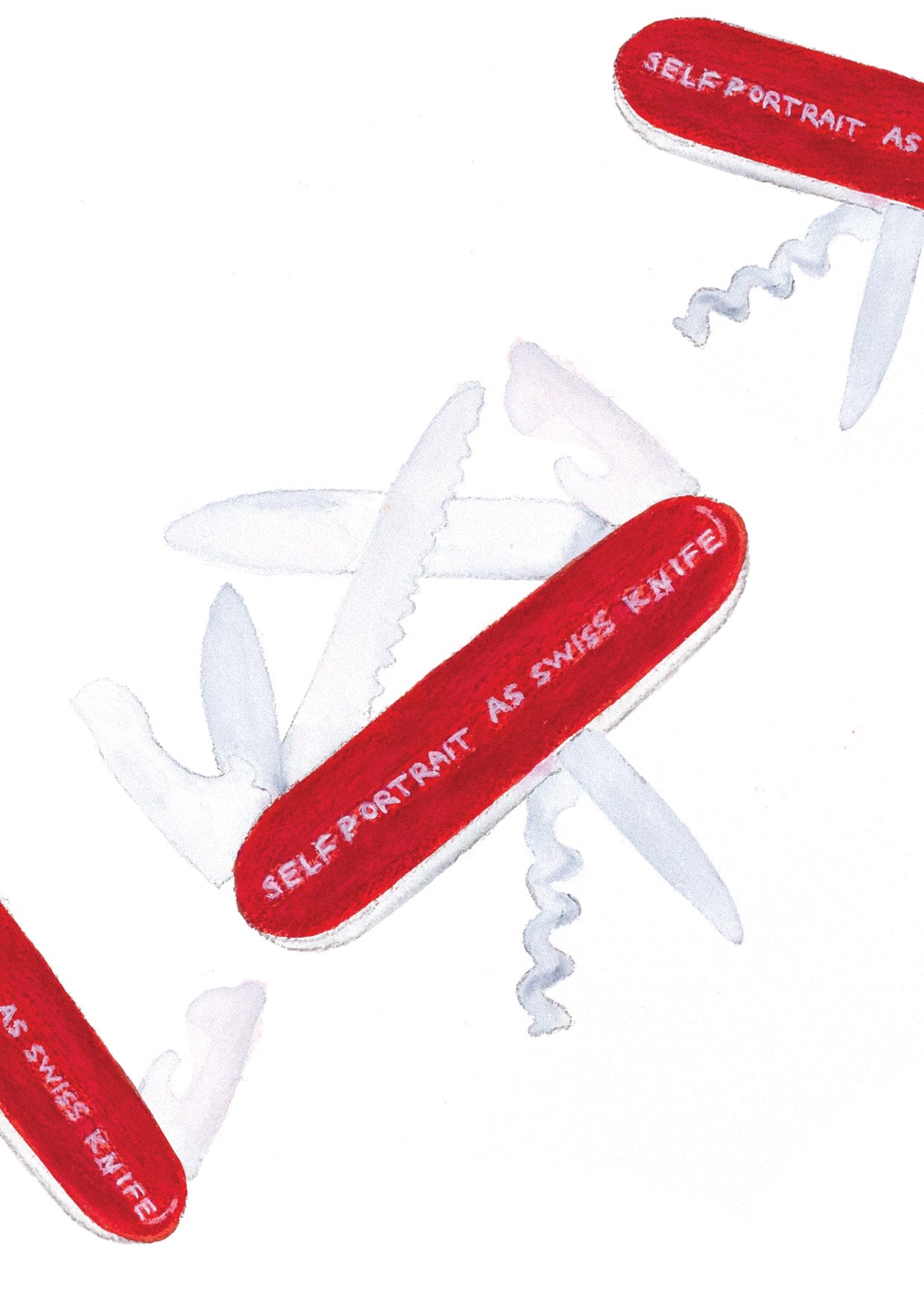 Self Portrait as Swiss Knife print #2